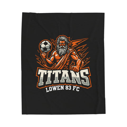 SBL Titans Velveteen Plush Blanket