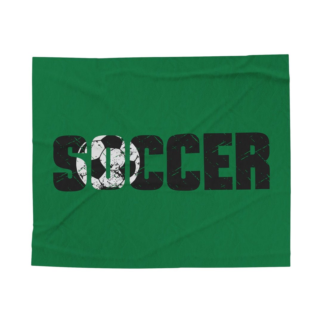 Soccer Plush Blanket