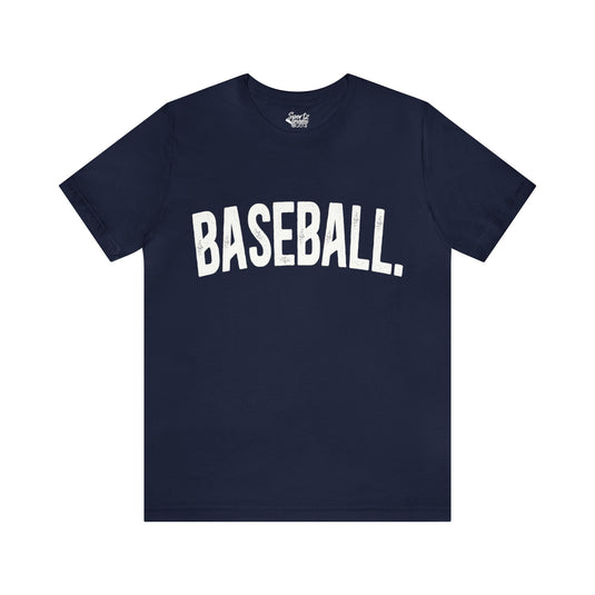 Rustic Design Baseball Adult Unisex Mid-Level T-Shirt