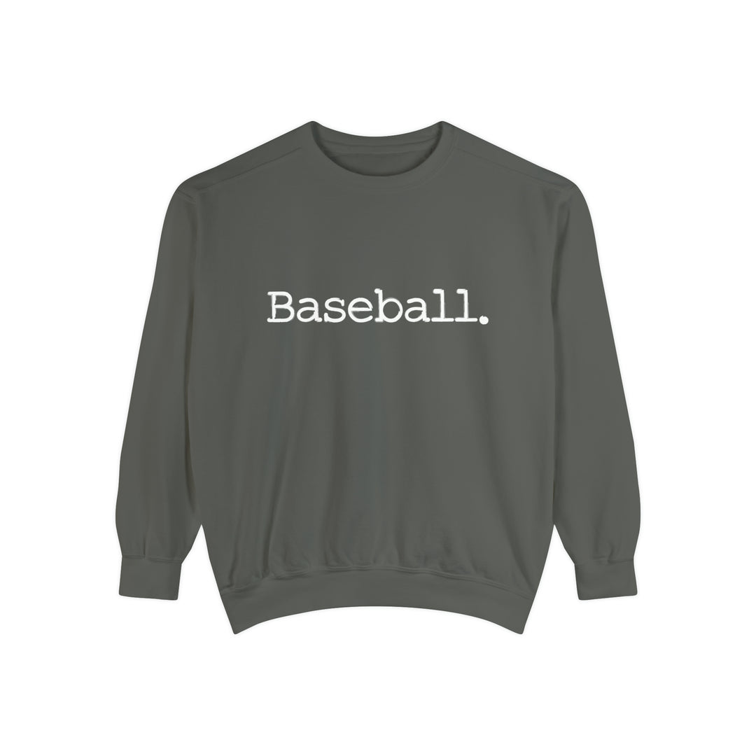Typewriter Design Baseball Adult Unisex Premium Crewneck Sweatshirt
