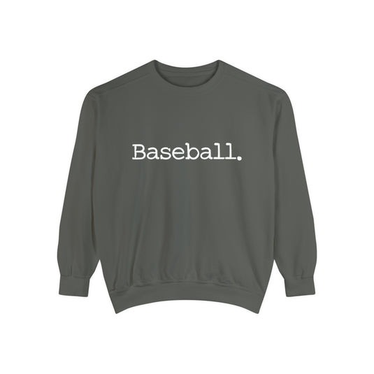 Typewriter Design Baseball Adult Unisex Premium Crewneck Sweatshirt