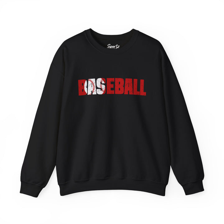 Baseball Adult Unisex Crewneck Sweatshirt
