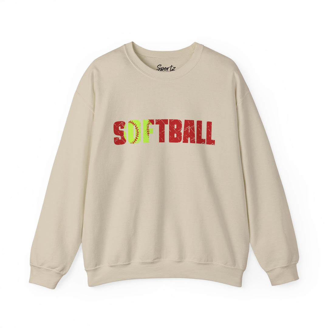 Softball Adult Unisex Crewneck Sweatshirt