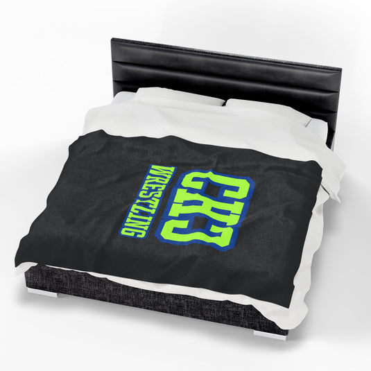 Court House Cobras Velveteen Plush Blanket