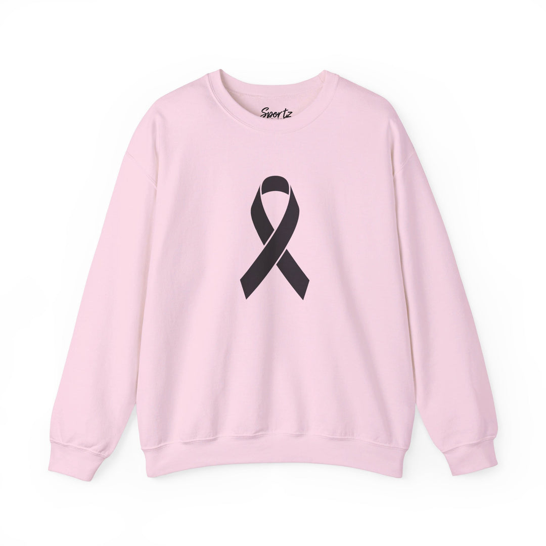 Cancer Ribbon Adult Unisex Crewneck Sweatshirt
