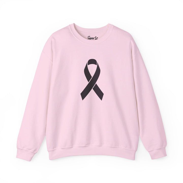 Cancer Ribbon Adult Unisex Crewneck Sweatshirt