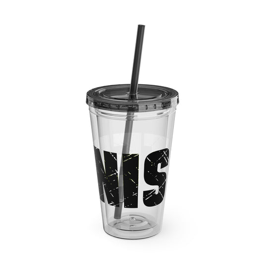 Tennis 16 oz Sunsplash Tumbler with Straw