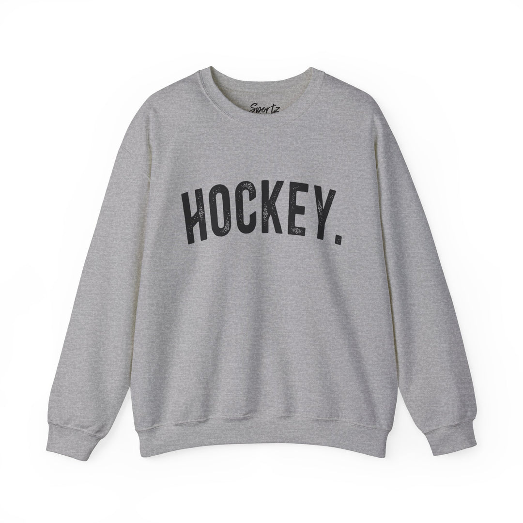 Rustic Design Hockey Adult Unisex Crewneck Sweatshirt