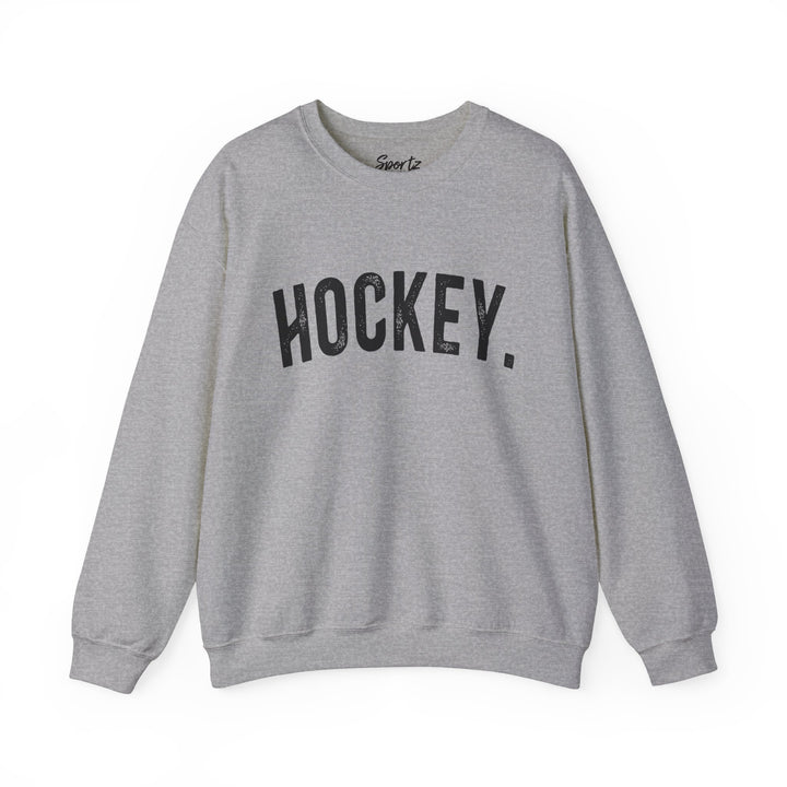 Rustic Design Hockey Adult Unisex Crewneck Sweatshirt