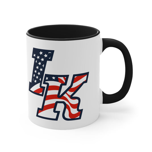 Iron Knights 11 oz Accent Mug - Flag Design