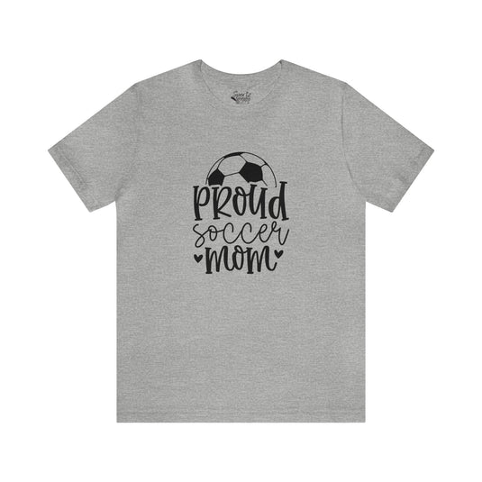 Proud Soccer Mom Adult Unisex Mid-Level T-Shirt