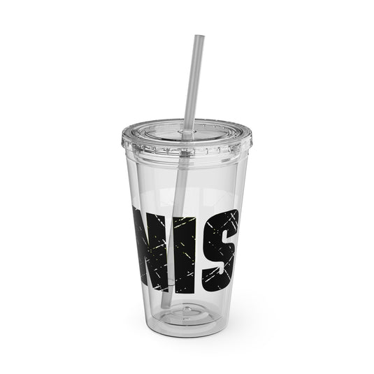 Tennis 16 oz Sunsplash Tumbler with Straw