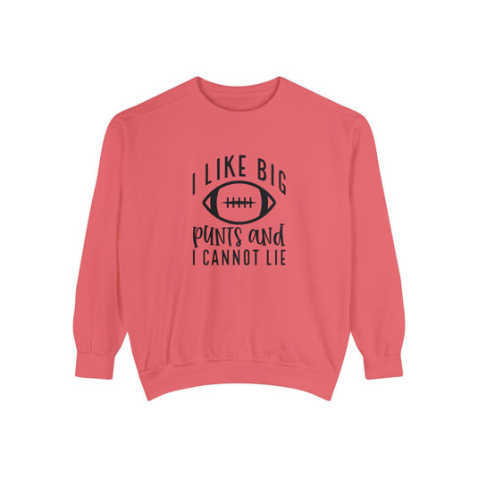 I Like Big Punts Football Adult Unisex Premium Crewneck Sweatshirt