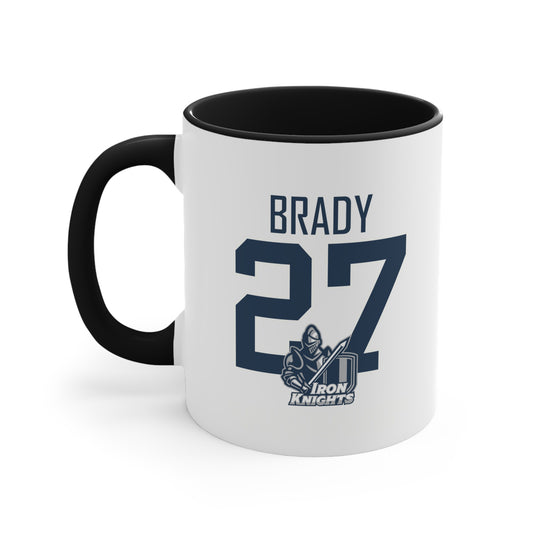 Iron Knights 11 oz Accent Mug - Last Name & Knight Design