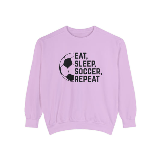 Eat Sleep Soccer Repeat Adult Unisex Premium Crewneck Sweatshirt