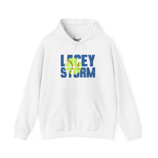 Lacey Storm Unisex Adult Basic Hooded Sweatshirt - Softball Design