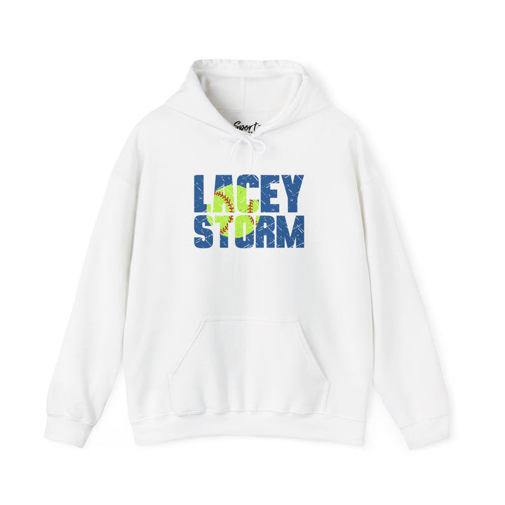 Lacey Storm Unisex Adult Hooded Sweatshirt - Softball Design