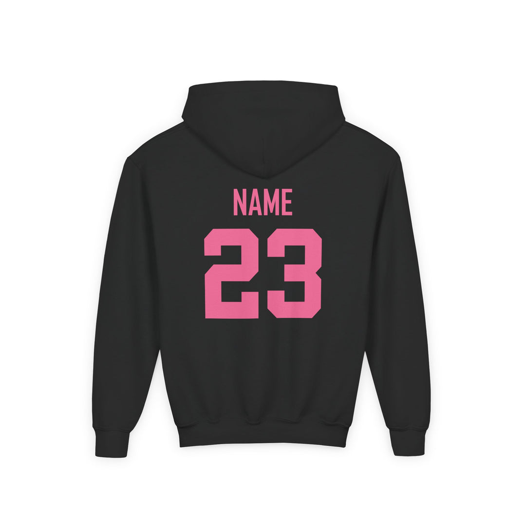 Latrobe Boys Soccer Unisex Youth Hooded Sweatshirt - Cancer Design