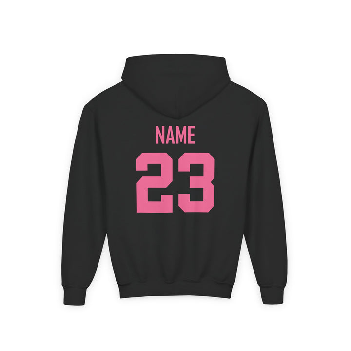 Latrobe Boys Soccer Unisex Youth Hooded Sweatshirt - Cancer Design