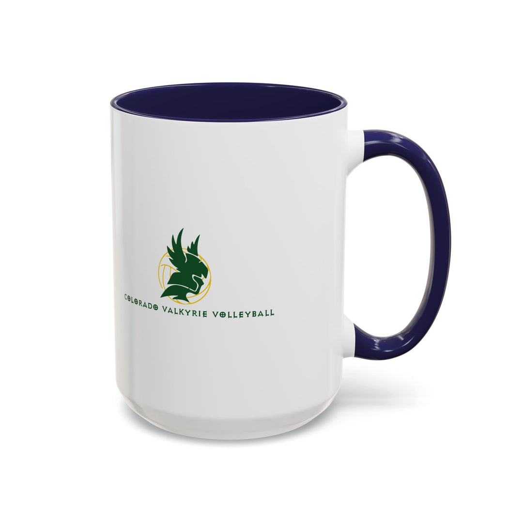 Colorado Valkyrie Volleyball Club Accent Coffee Mug