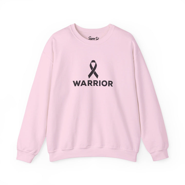 Cancer Ribbon Warrior Adult Unisex Crewneck Sweatshirt