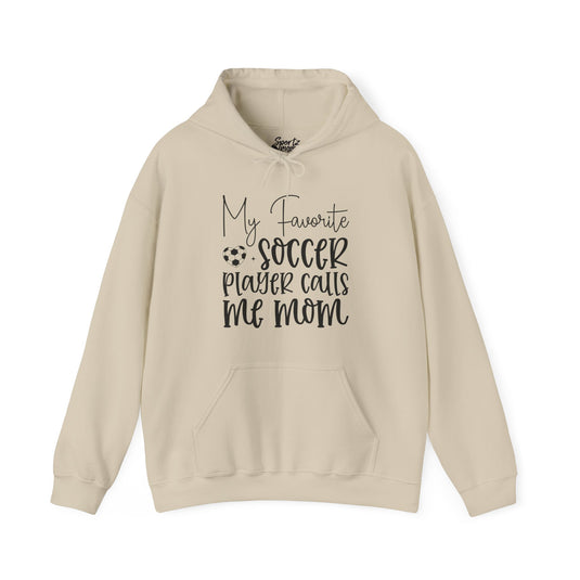 My Favorite Soccer Player Adult Unisex Basic Hooded Sweatshirt