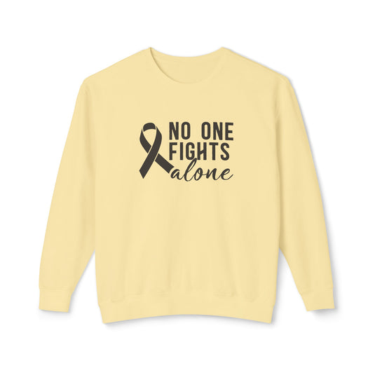 No One Fights Alone Adult Unisex Premium Crewneck Sweatshirt