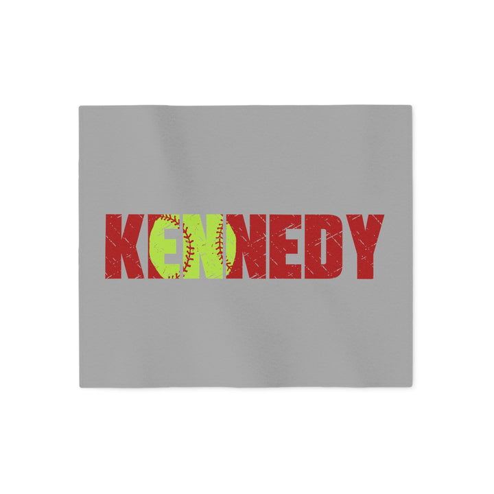 Softball Sweatshirt Blanket w/Custom Name