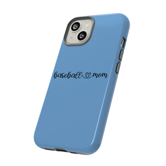 Baseball Mom Phone Case with Heart