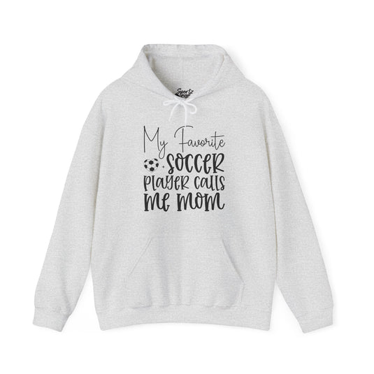 My Favorite Soccer Player Adult Unisex Basic Hooded Sweatshirt