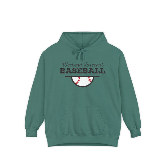 Weekend Forecast Baseball Adult Unisex Premium Hooded Sweatshirt