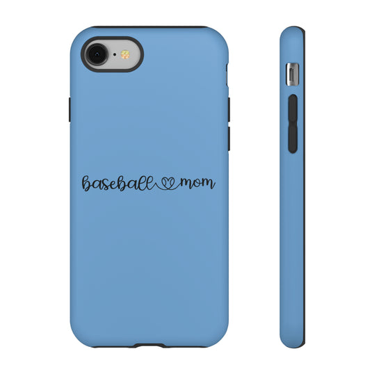 Baseball Mom Phone Case with Heart