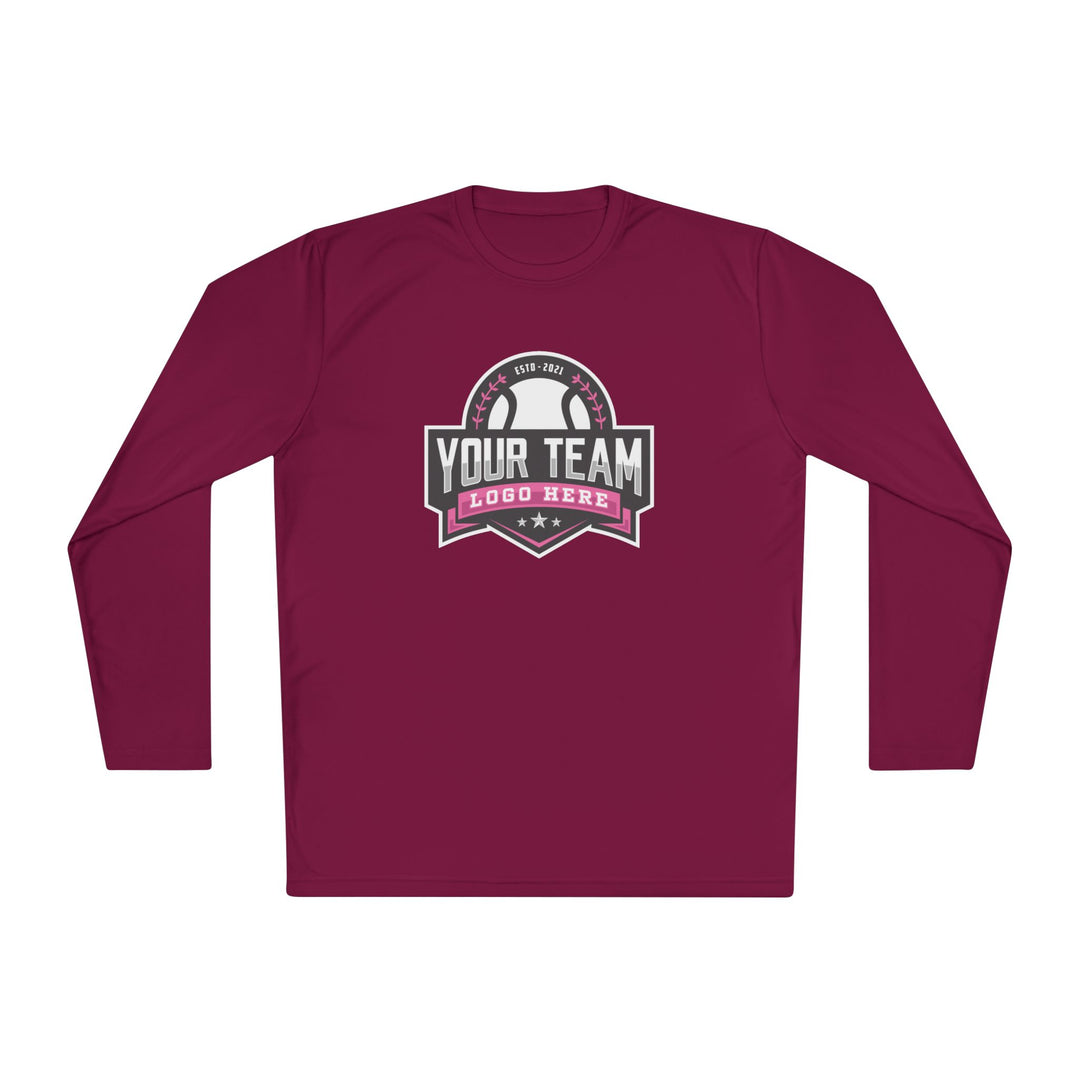 Unisex Adult Long Sleeve Competitor Moisture Wicking Shirt Color Options 1