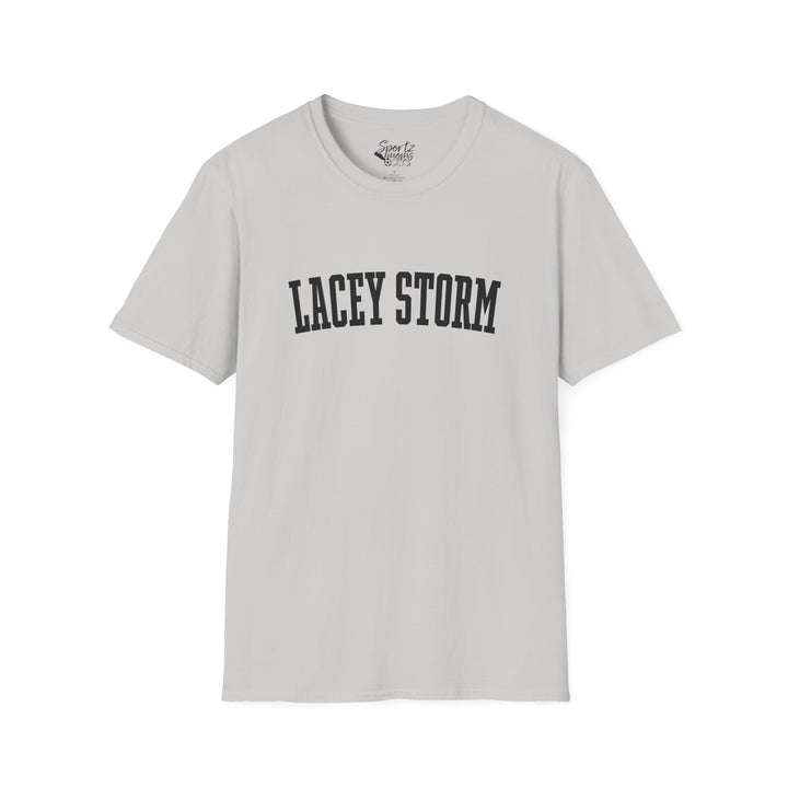 Lacey Storm Unisex Adult T-Shirt - Plain Text Design