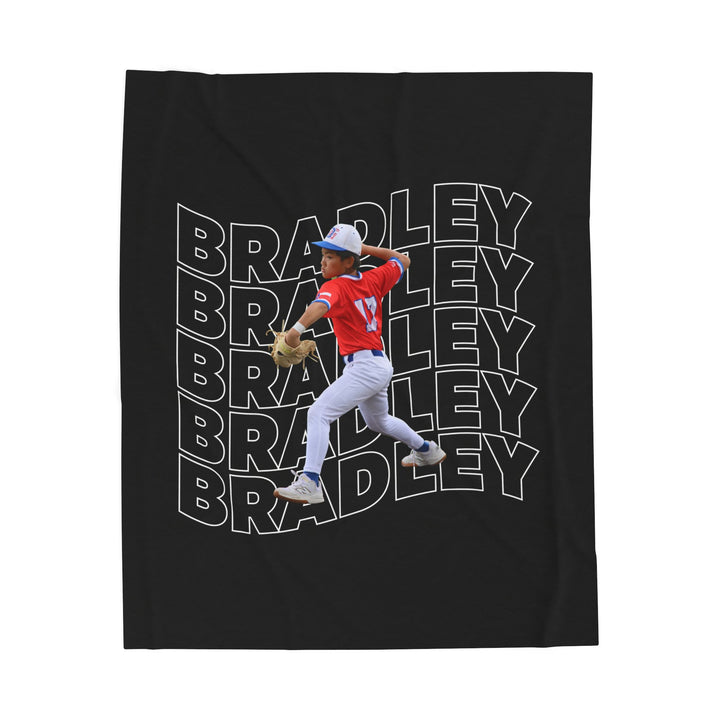 Wavy Design Velveteen Blanket