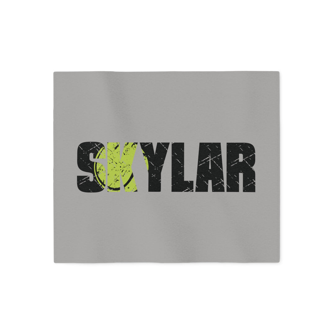 Tennis Sweatshirt Blanket w/Custom Name