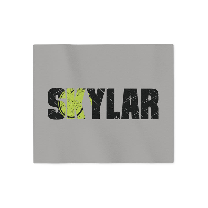 Tennis Sweatshirt Blanket w/Custom Name