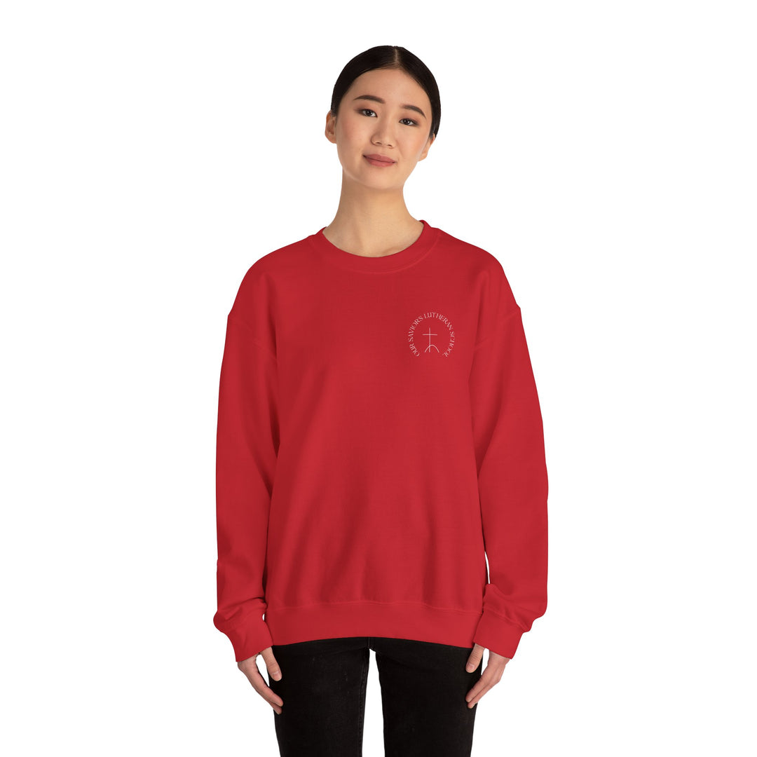 Clarissa Red Crewneck Sweatshirt