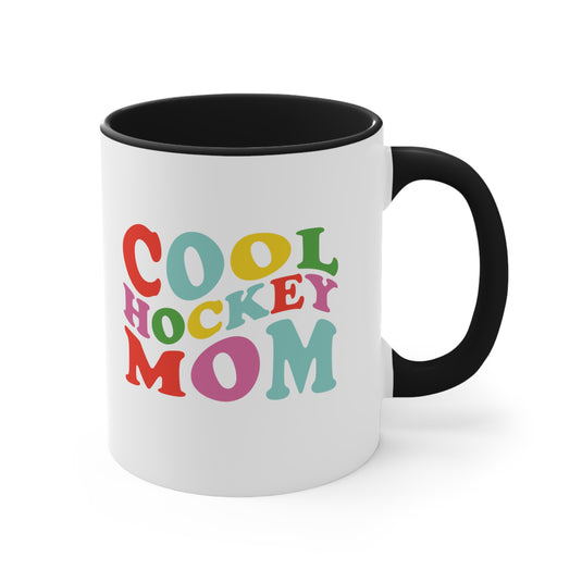 Cool Hockey Mom 11oz Accent Mug