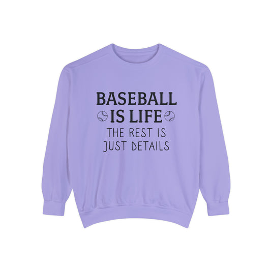 Baseball is Life Adult Unisex Premium Crewneck Sweatshirt