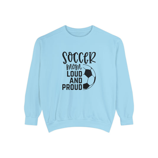 Soccer Mom Loud and Proud Adult Unisex Premium Crewneck Sweatshirt