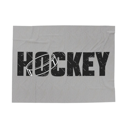 Hockey Plush Blanket