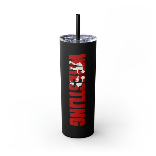 Wrestling 20oz Skinny Tumbler