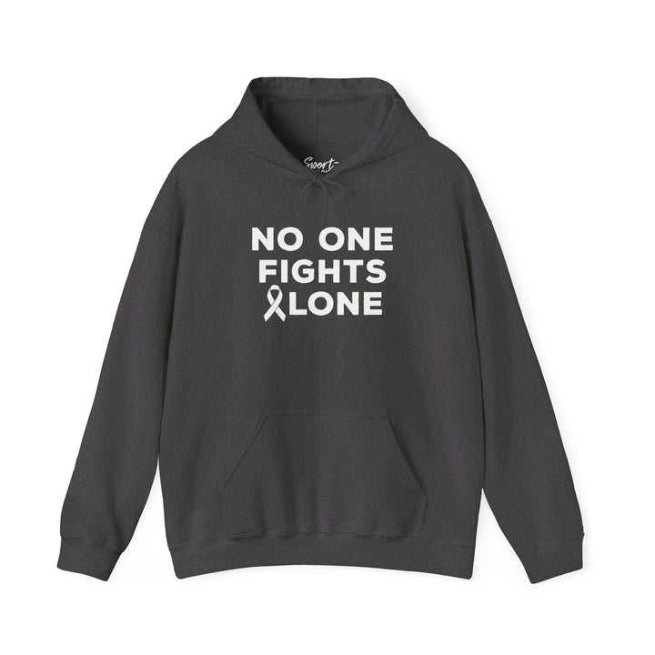 No One Fights Alone Adult Unisex Hooded Sweatshirt