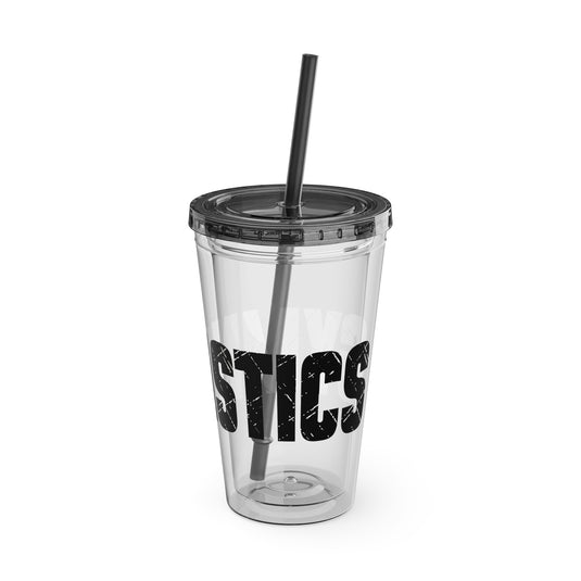 Gymnastics 16 oz Sunsplash Tumbler with Straw