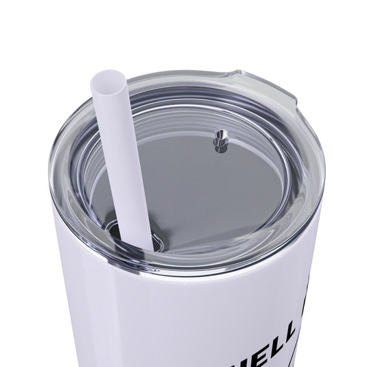 When Hell Freezes Hockey 20oz Skinny Tumbler with Straw in Matte or Glossy