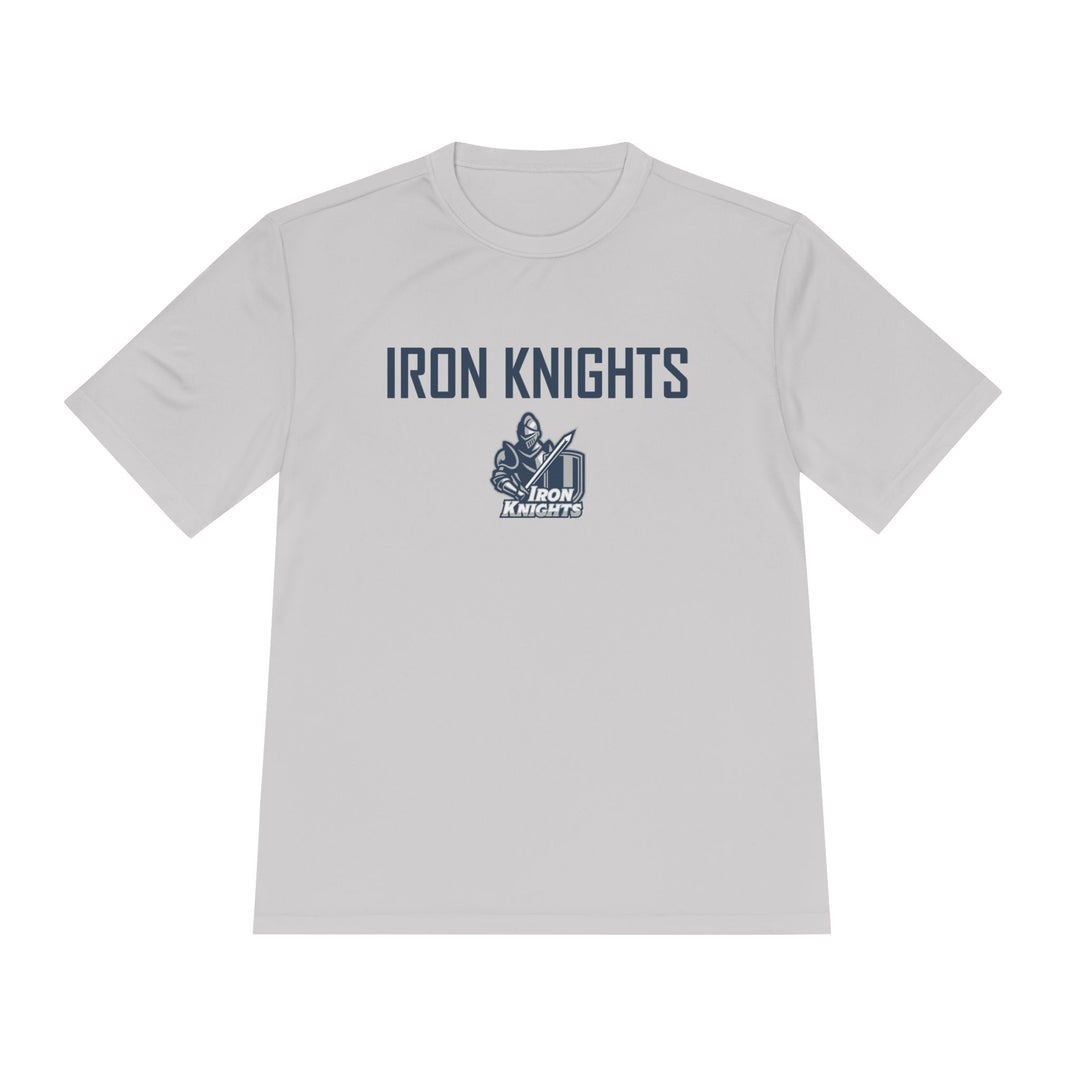 Iron Knights Adult Unisex Moisture Wicking T-Shirt - w/Knight Logo, Name & Number on back