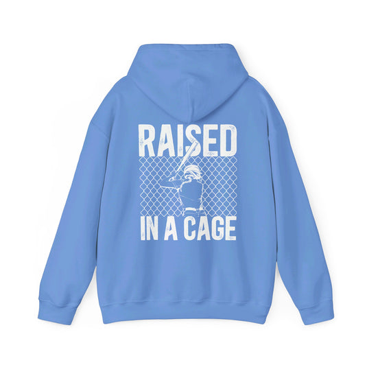 Raised in a Cage Softball Unisex Adult Hooded Sweatshirt