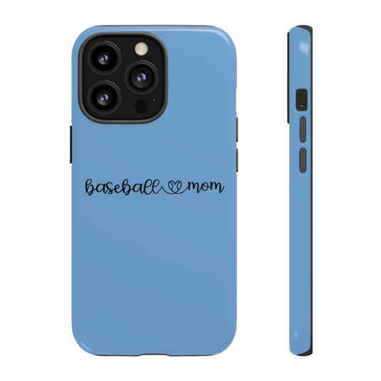 Baseball Mom Phone Case with Heart