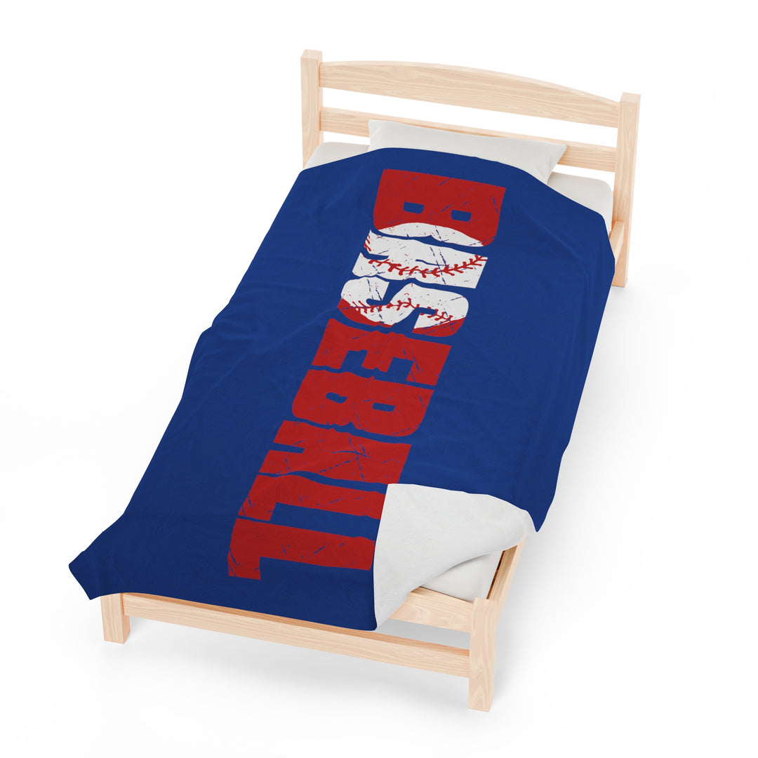 Baseball Plush Blanket